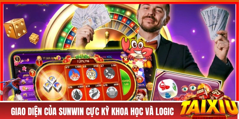 Giao diện của SUNWIN cực kỳ khoa học và logic