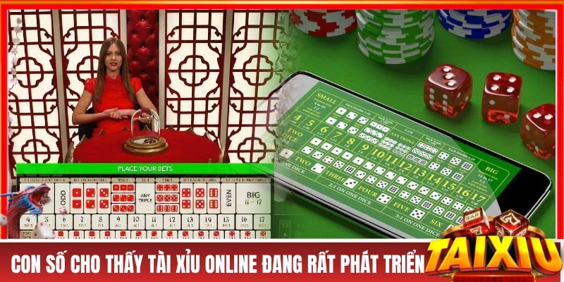 Những con số cho thấy tài xỉu online đang rất phát triển